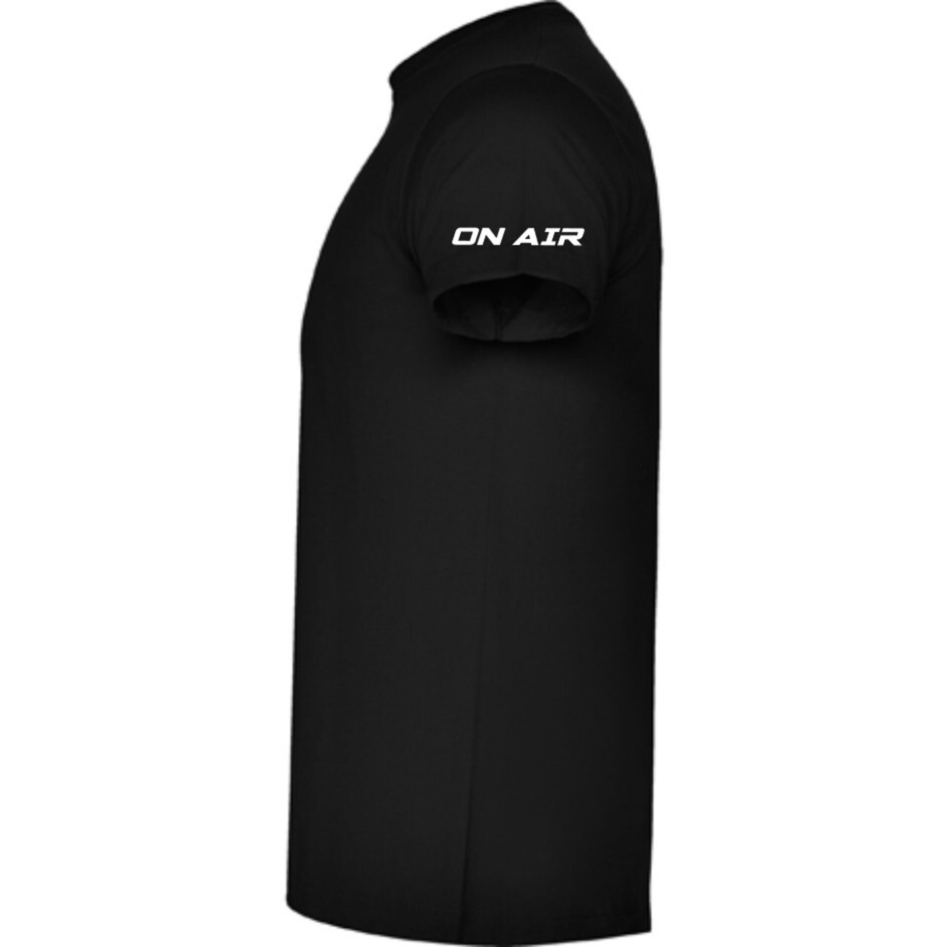 Camiseta negra para radioaficionado personalizada con indicativo. Emisoras QRZ - 8