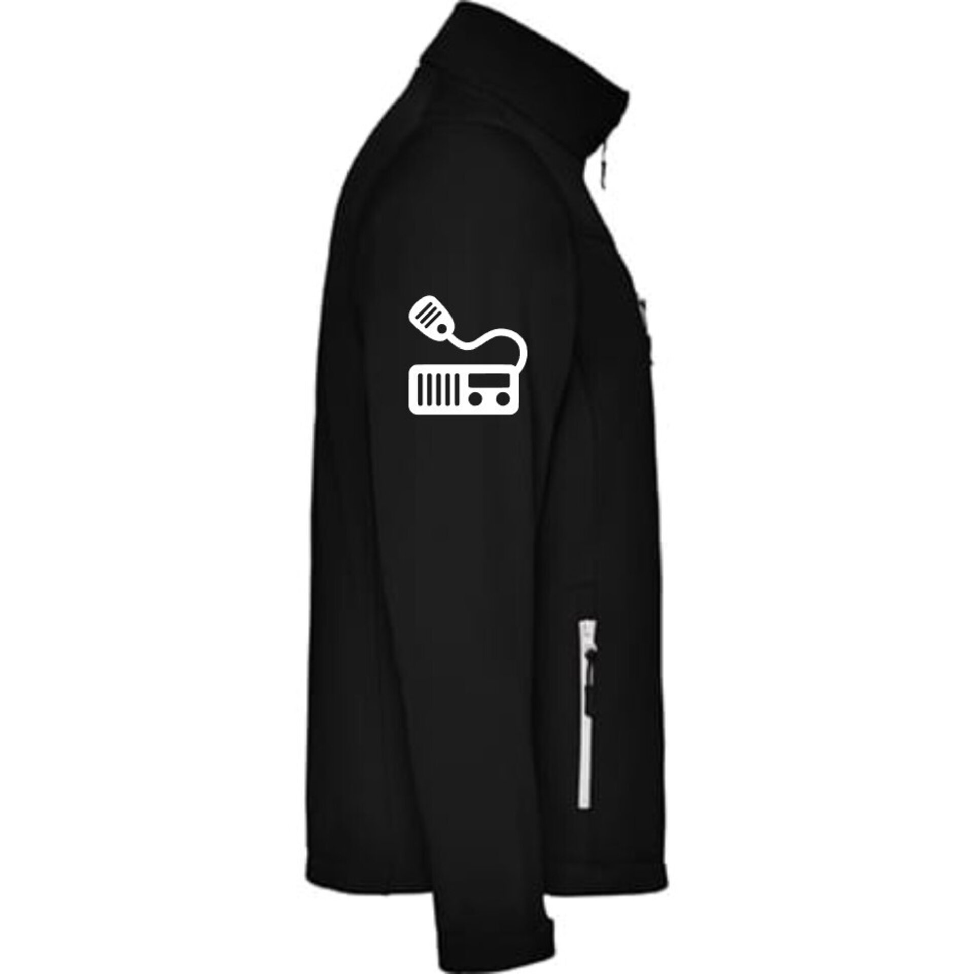 Chaqueta cortavientos personalizada con indicativo radioaficionado. QRZ - 3