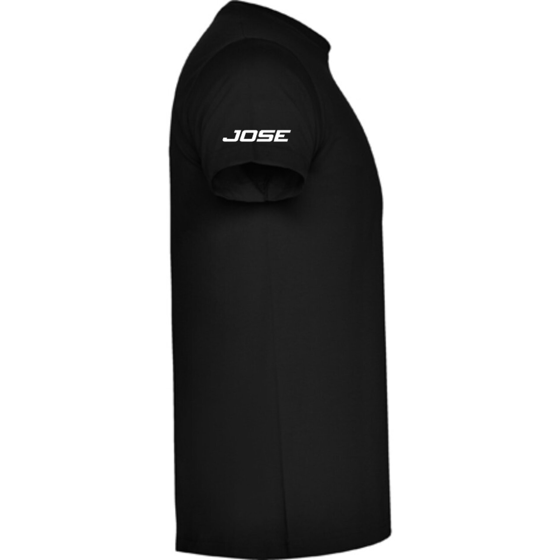 Camiseta negra para radioaficionado personalizada con indicativo. Emisoras QRZ - 3