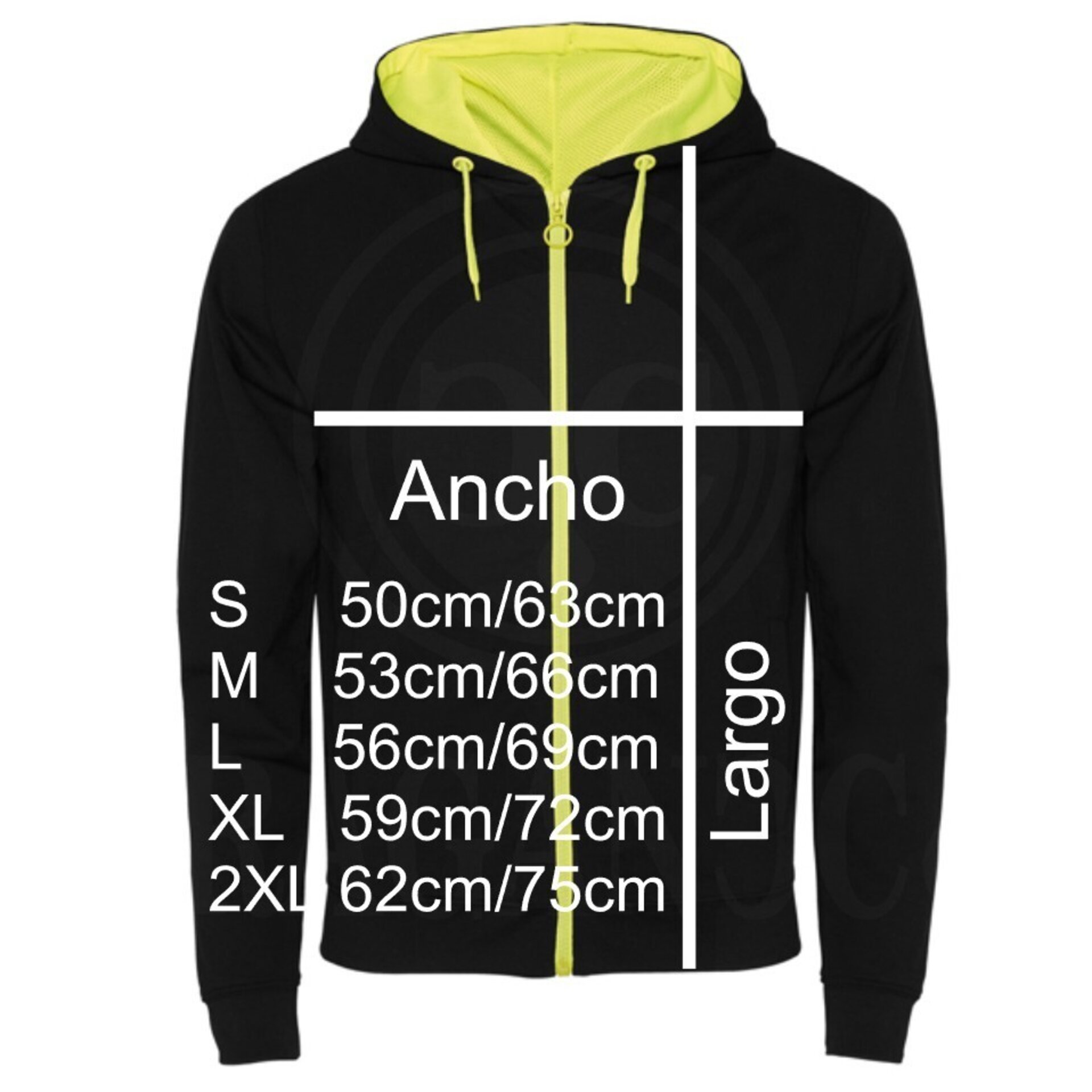 Sudadera con cremallera unisex con logos personalizados del mundo motor. Mod. KT - 5