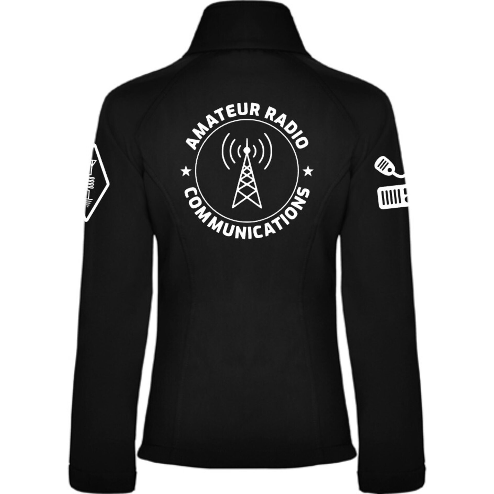 Chaqueta cortavientos personalizada con indicativo radioaficionado. QRZ - 7